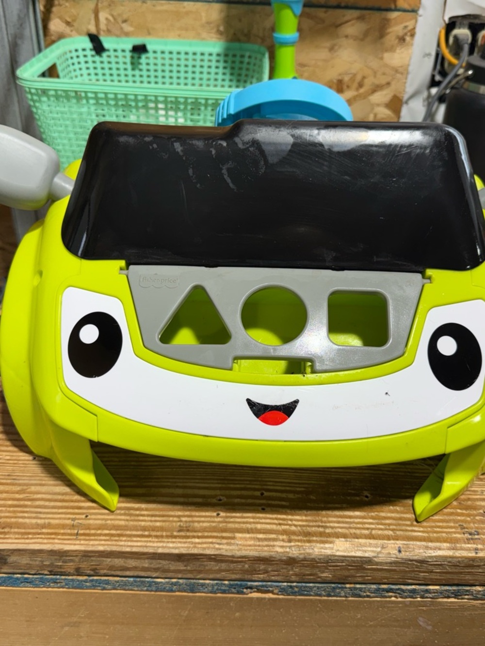 Fisher-Price laughing and learned sit and steer driver learning toy